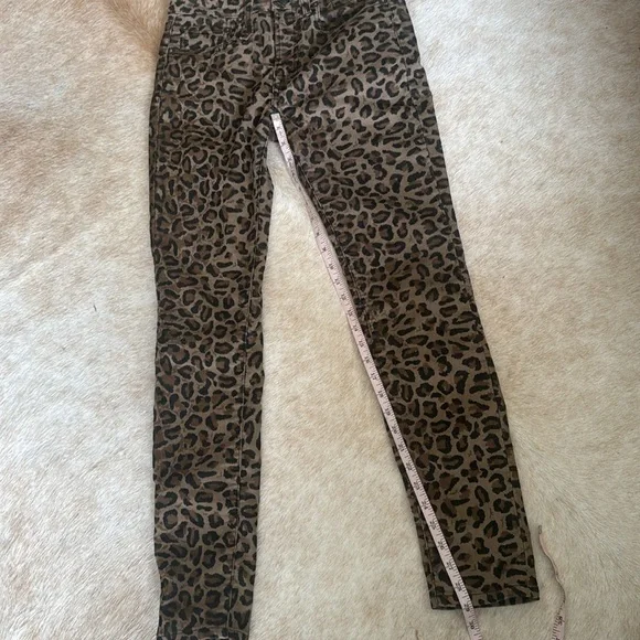 R13 Allison skinny Leopard Print Pants - Picture 4 of 17
